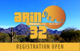 ARIN 32 Registration Open