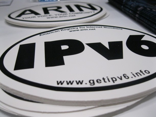 IPv6 Stickers ARIN