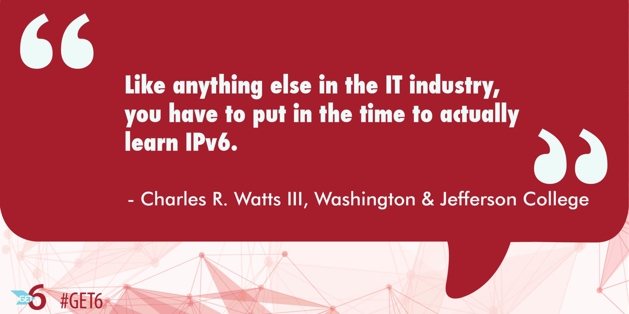 IT industry learn IPv6