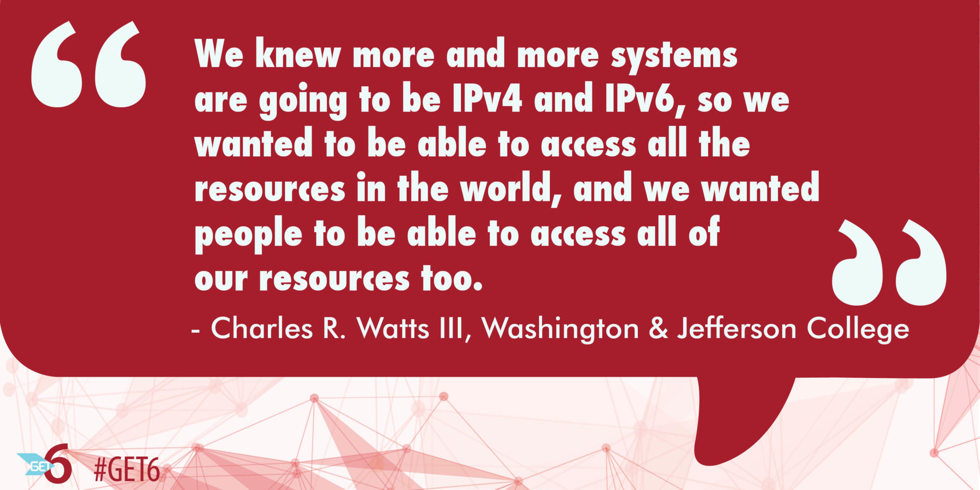 IPv6 to access all the resources in the world