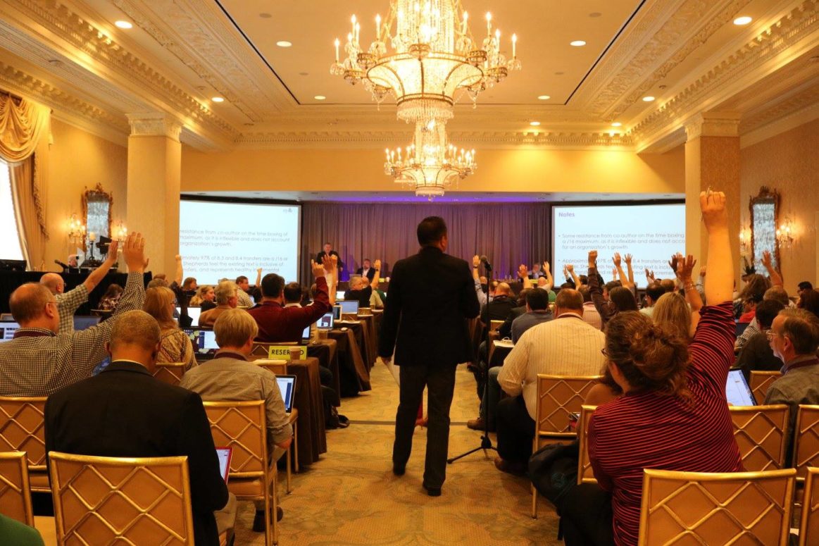 Attendees participating at ARIN 39 in New Orleans