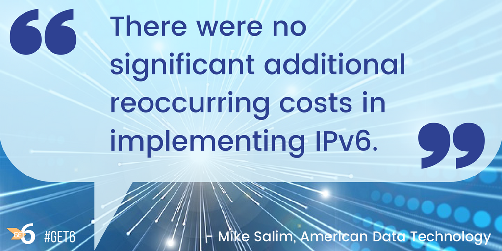 costs implementing ipv6