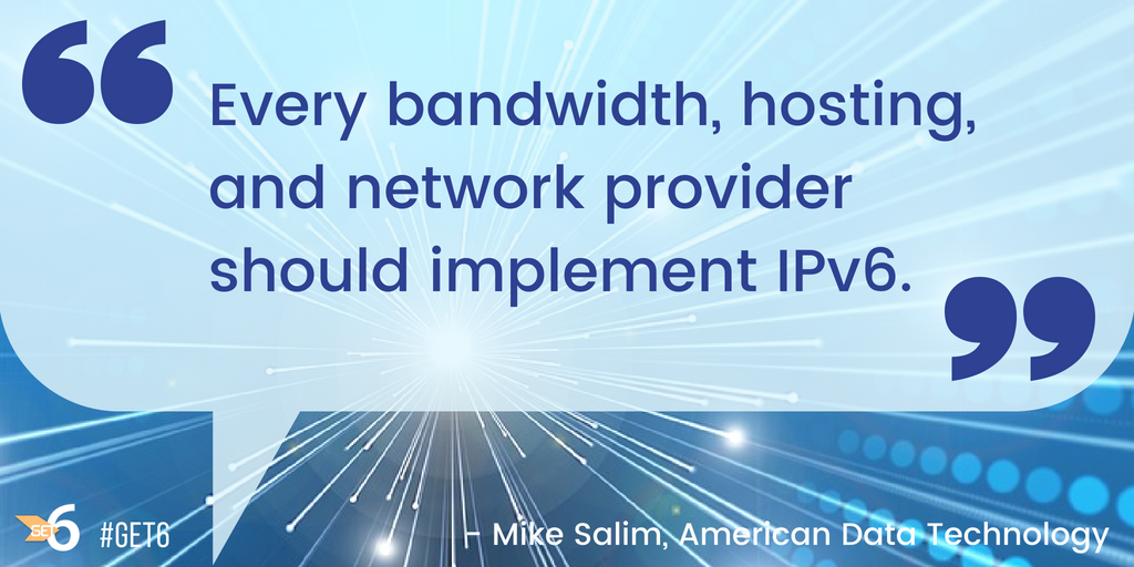 providers should implement ipv6