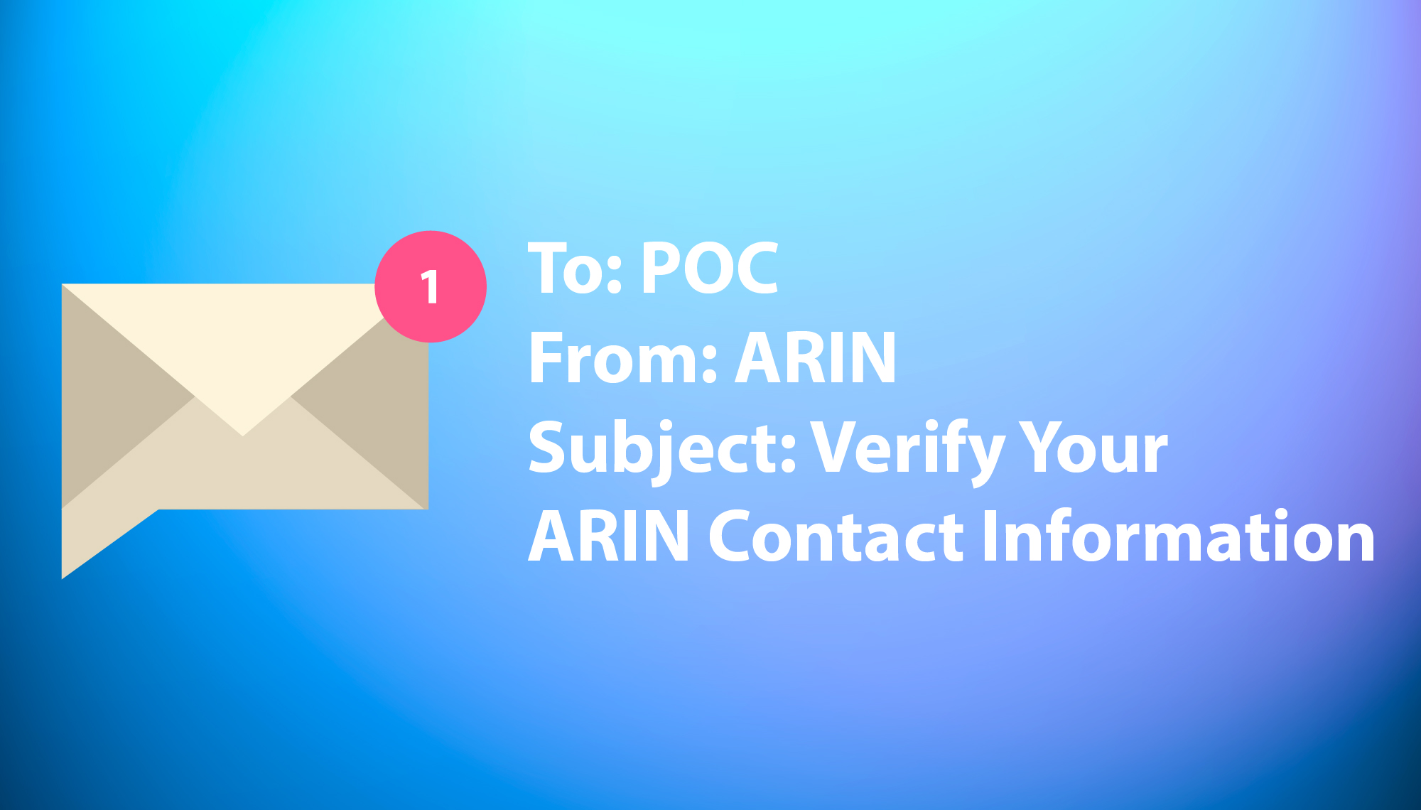 Why is ARIN Contacting Me about My Info in Whois?