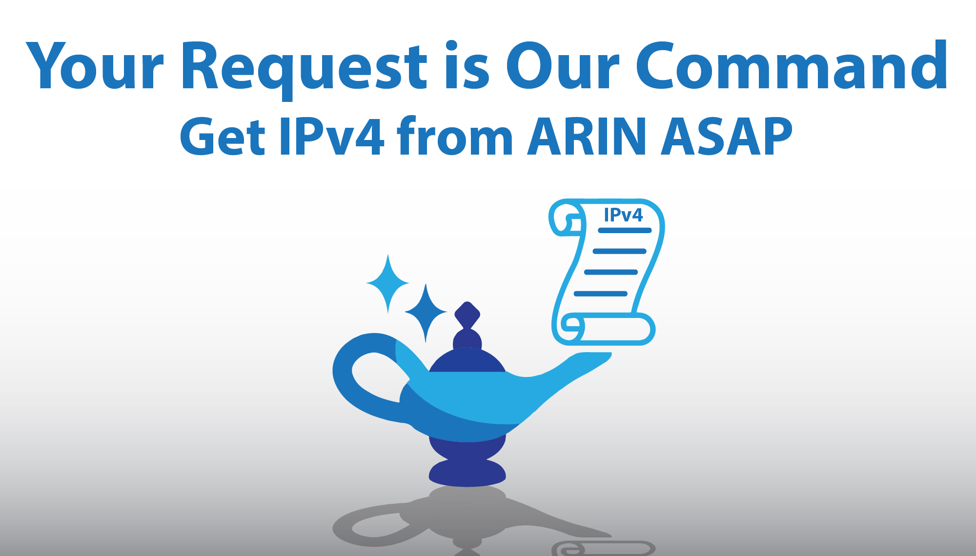 Your Request is Our Command: Get IPv4 from ARIN ASAP