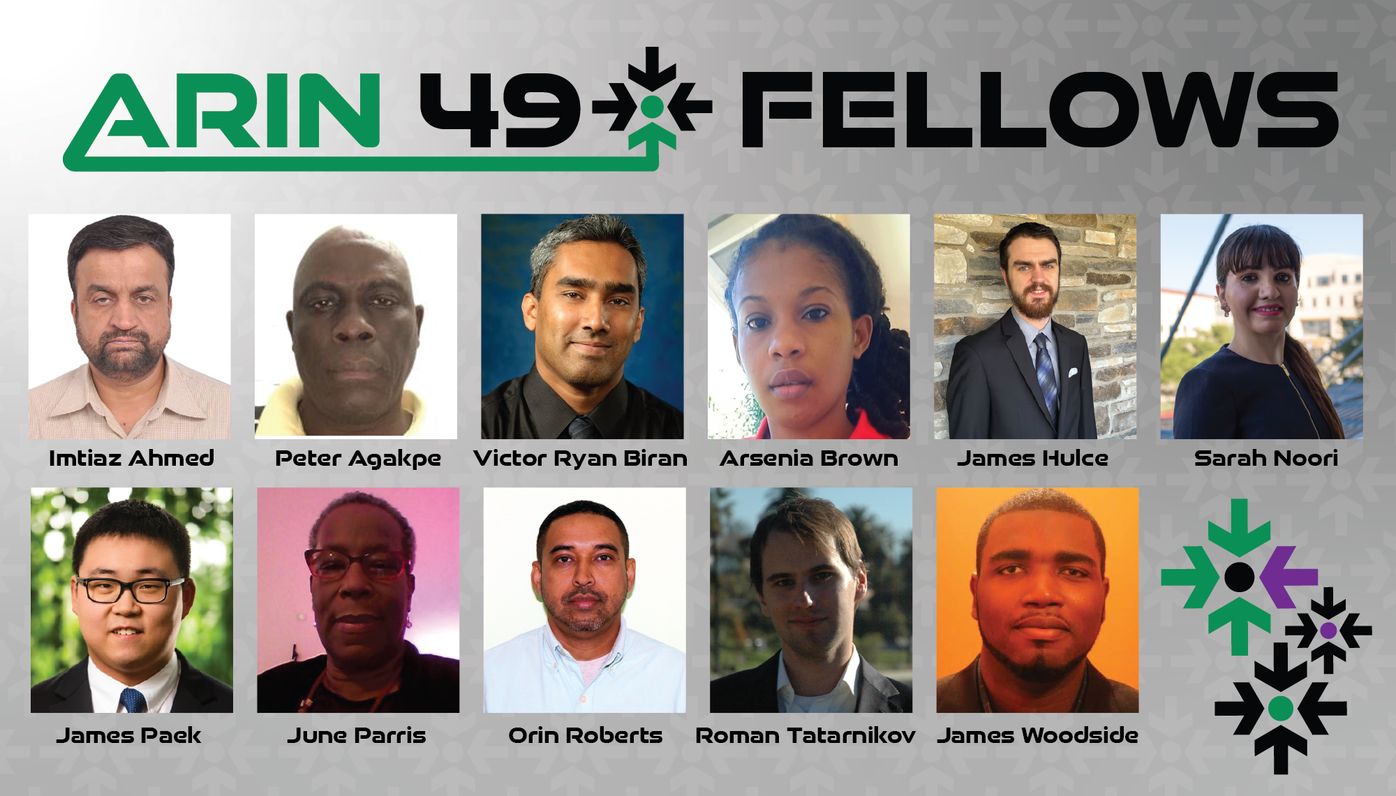 Introducing the ARIN 49 (Virtual) Fellows