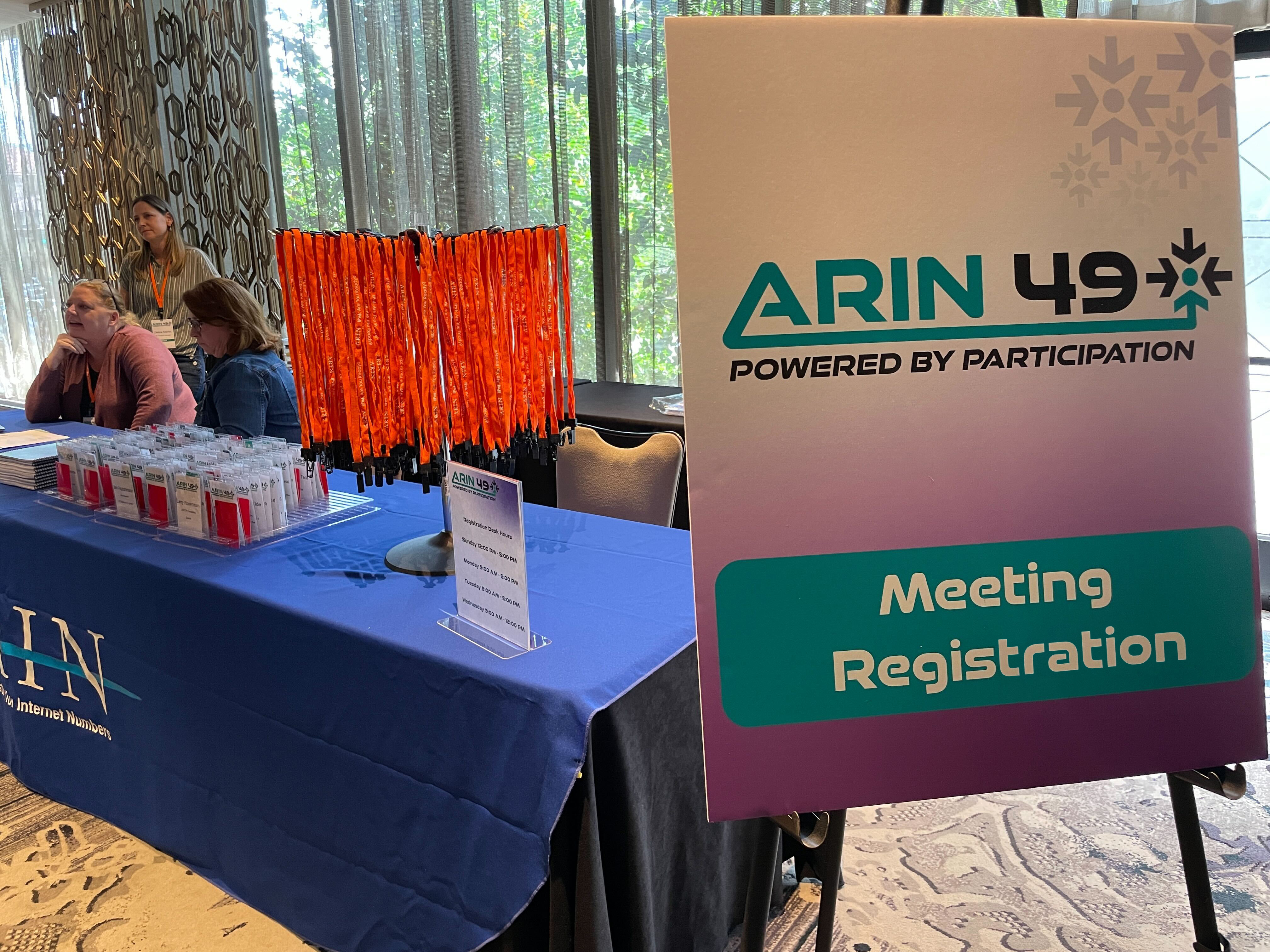 ARIN 49 Registration