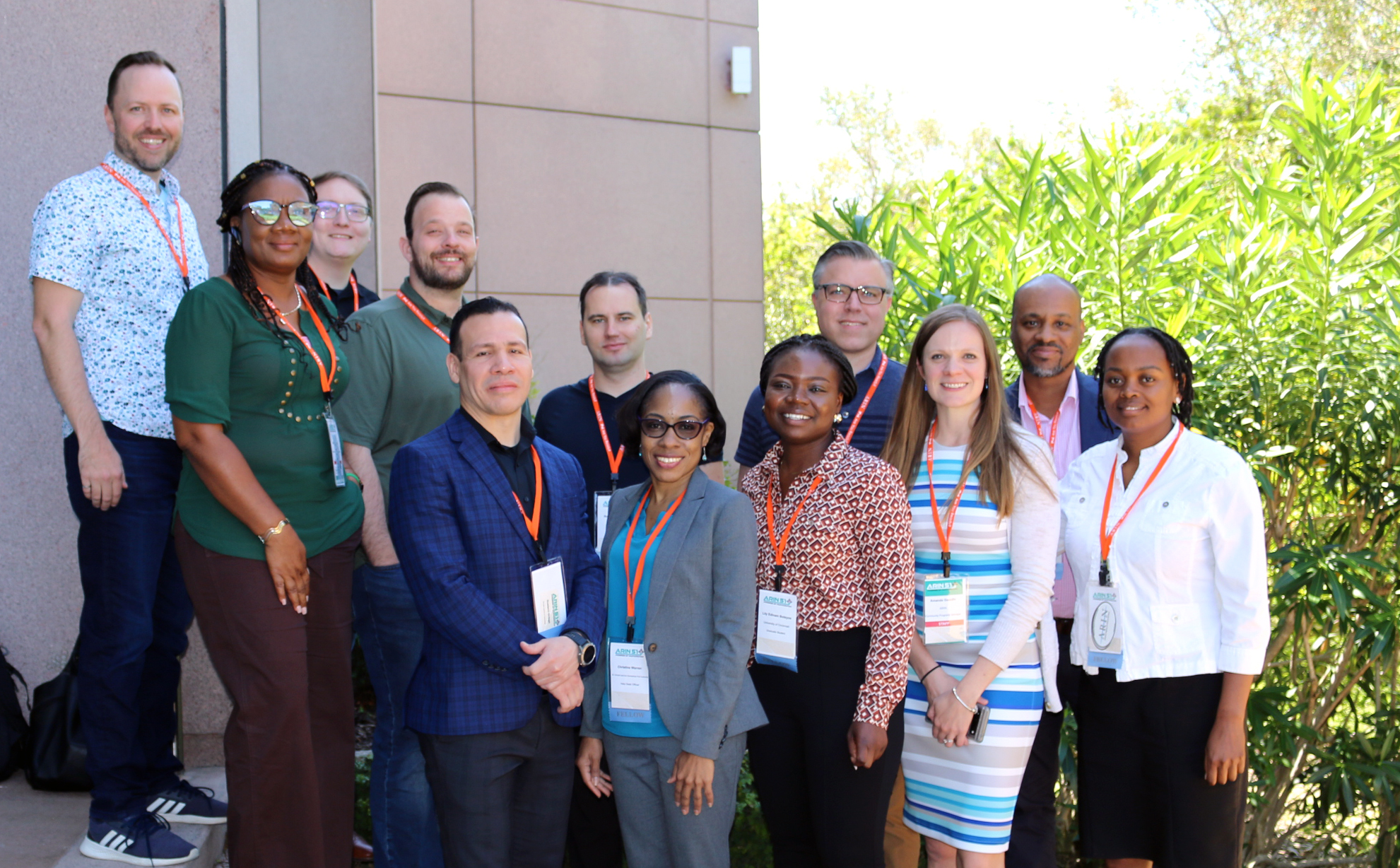 Group photo of the ARIN 51 Fellows, Mentors, and Program Manager