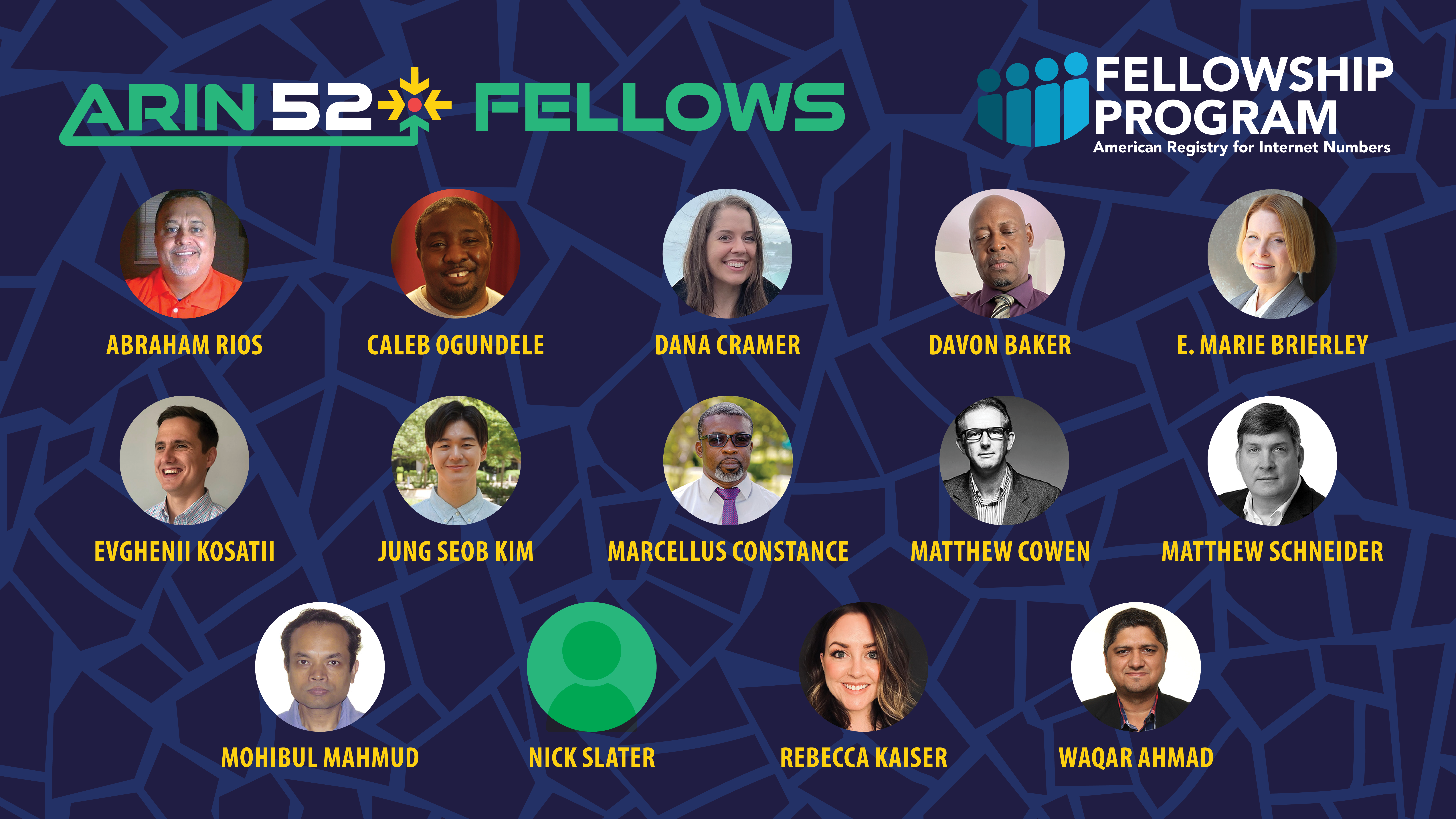 Read the blog Introducing the ARIN 52 Fellows