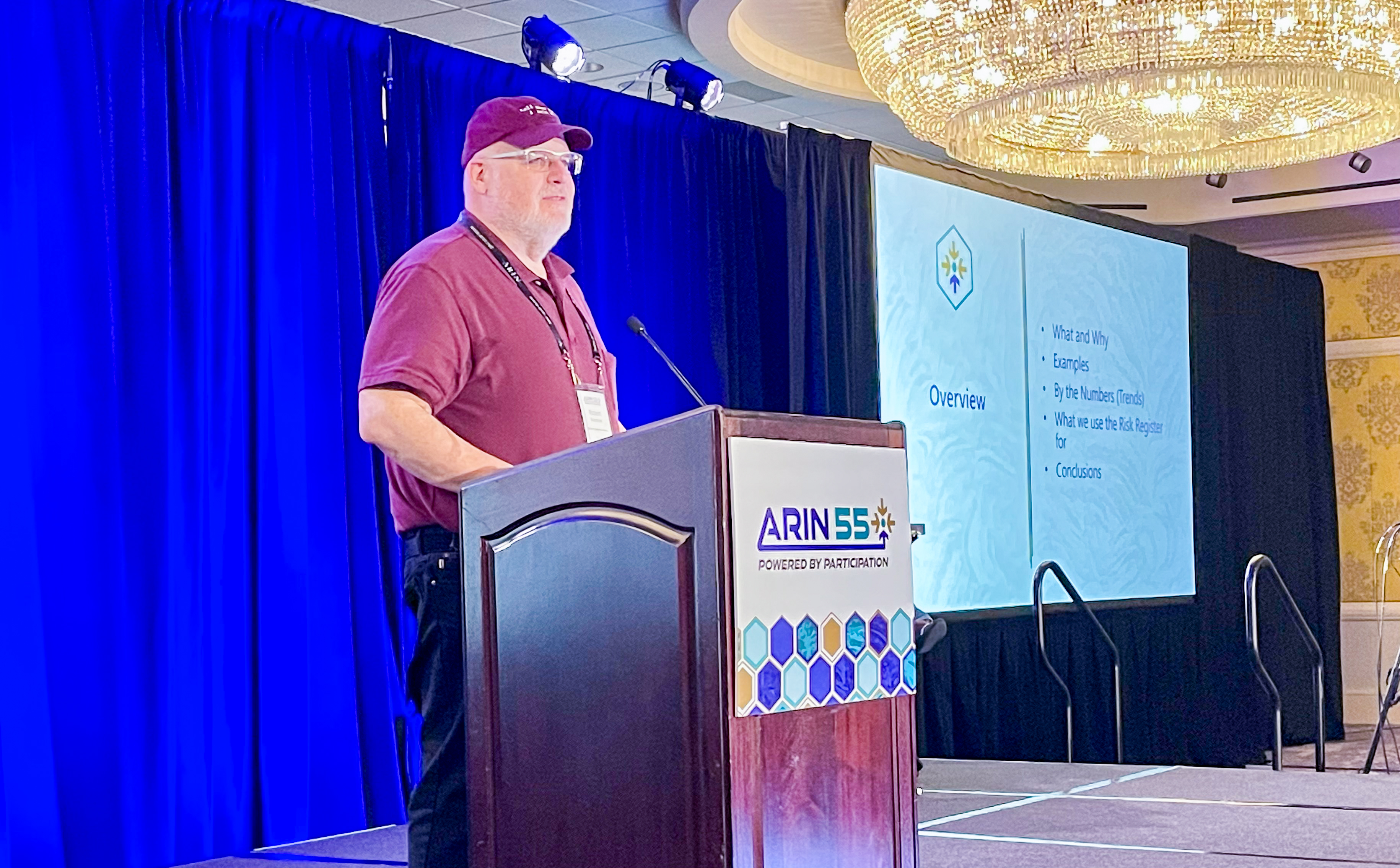 Rob Seastrom presents the Risk and Cybersecurity Committee Update
