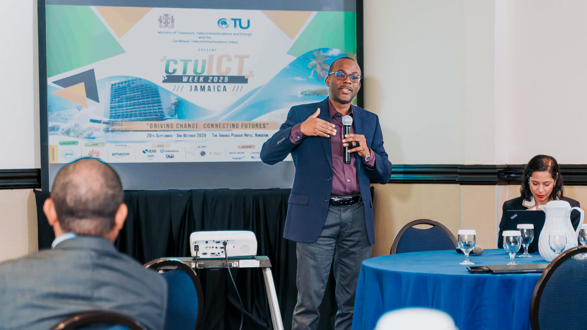 Bevil Wooding speaks at CTU ICT Week 2025