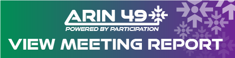 View the ARIN 49 Meeting Report