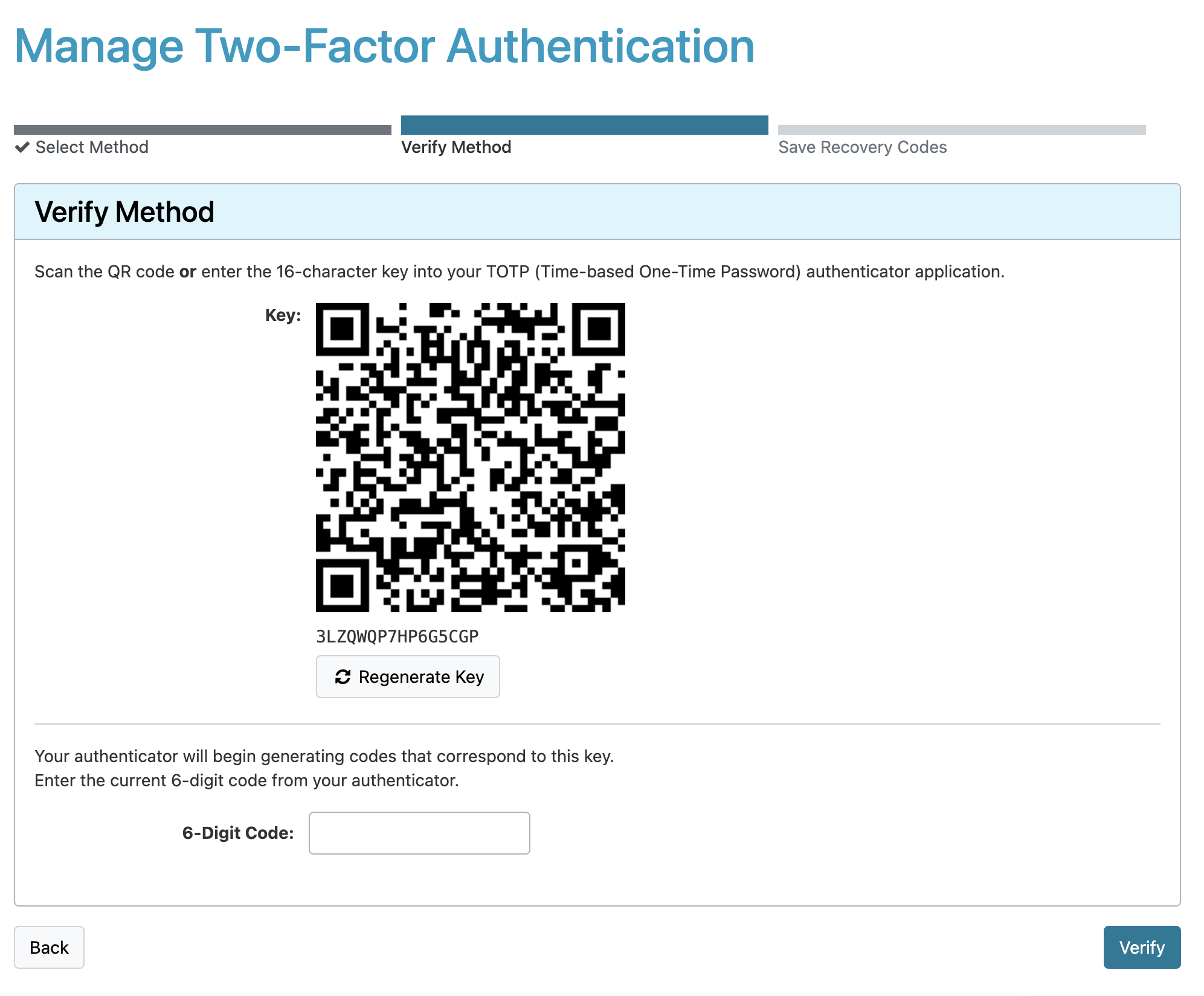 Verify Method