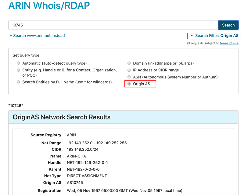 WHOis Domain Name Search