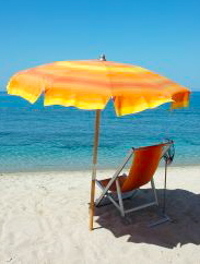 beach umbrella chair summer
