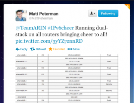 #IPv6cheer tweet winner 3