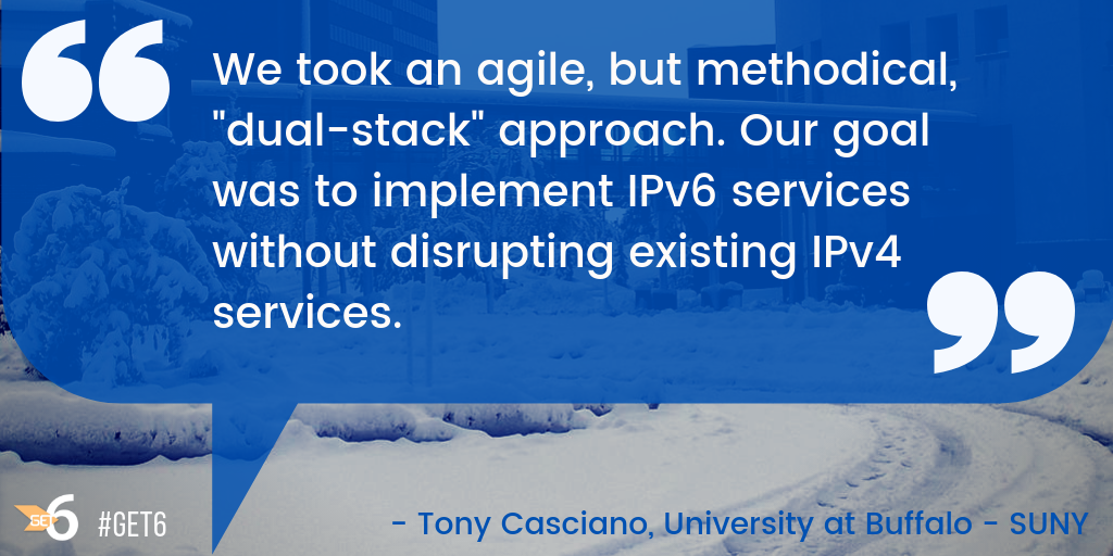 Dual stack approach IPv6
